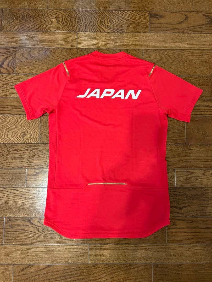アシックス　バレーボール日本代表男子チーム 選手実使用プラクティスシャツ