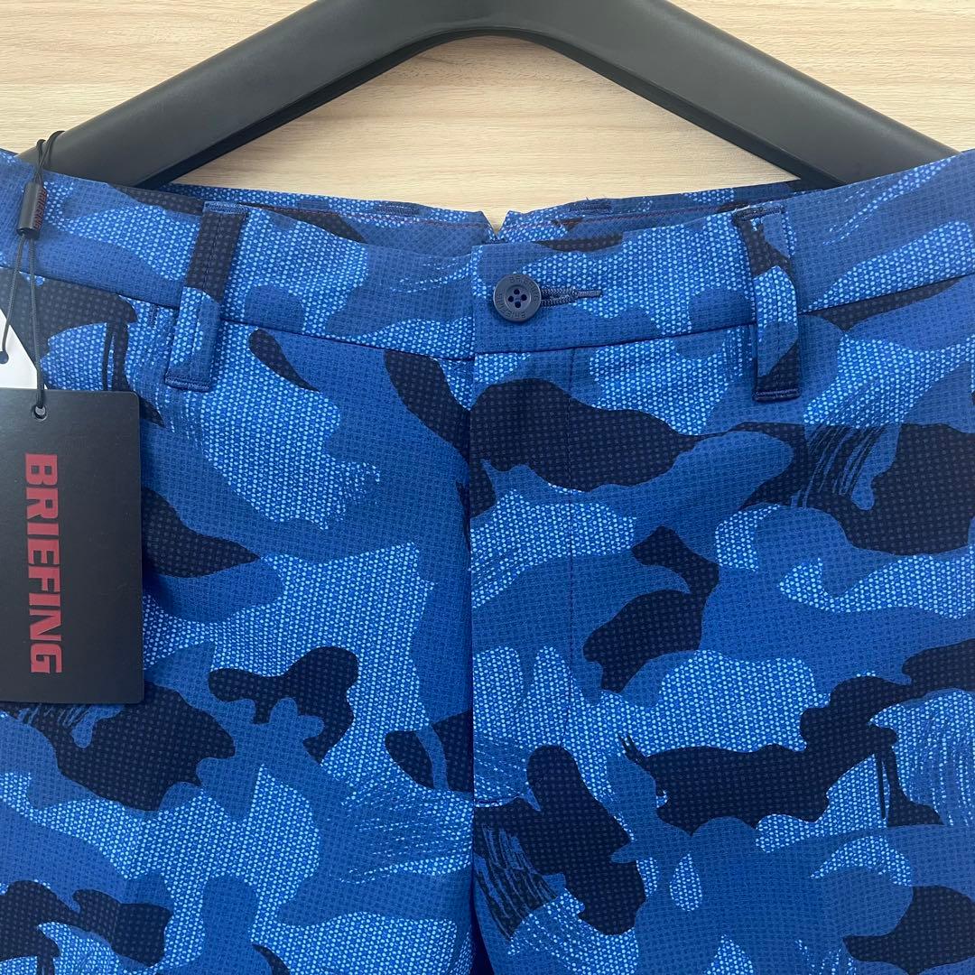 新品★27,500円 BRIEFINGゴルフショートパンツ カモフラ メンズS