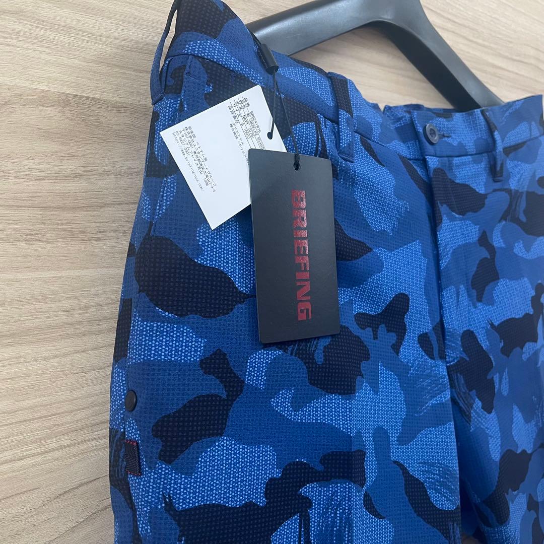 新品★27,500円 BRIEFINGゴルフショートパンツ カモフラ メンズS