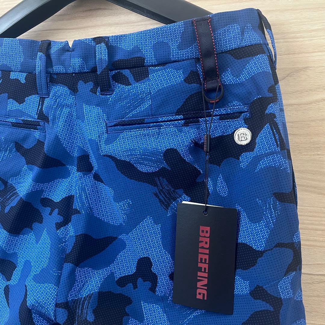 新品★27,500円 BRIEFINGゴルフショートパンツ カモフラ メンズS