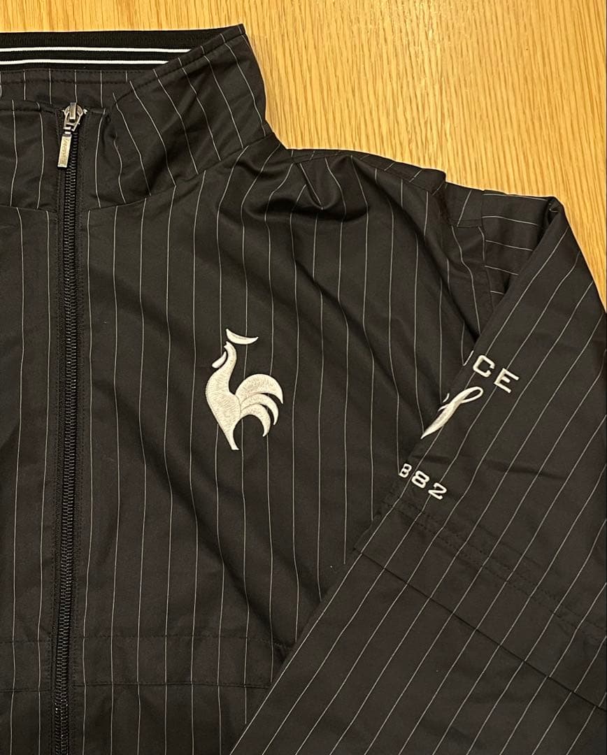 Le Coq Sportif ストライプジャケット　ウィンドブレーカー　LL