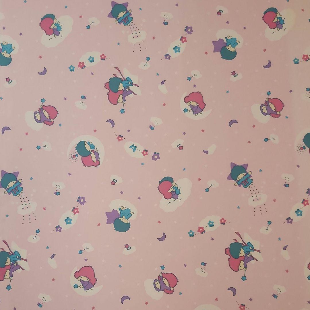 レトロサンリオCOTTON FLOWER シール　キキララ　キティ　昭和レトロ