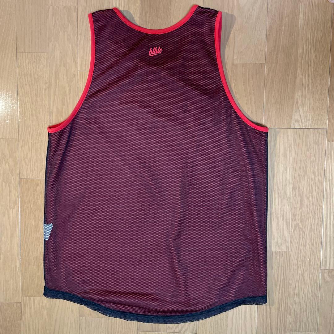 ballaholic レッド／ブラック リバーシブルタンクトップ　Lサイズ