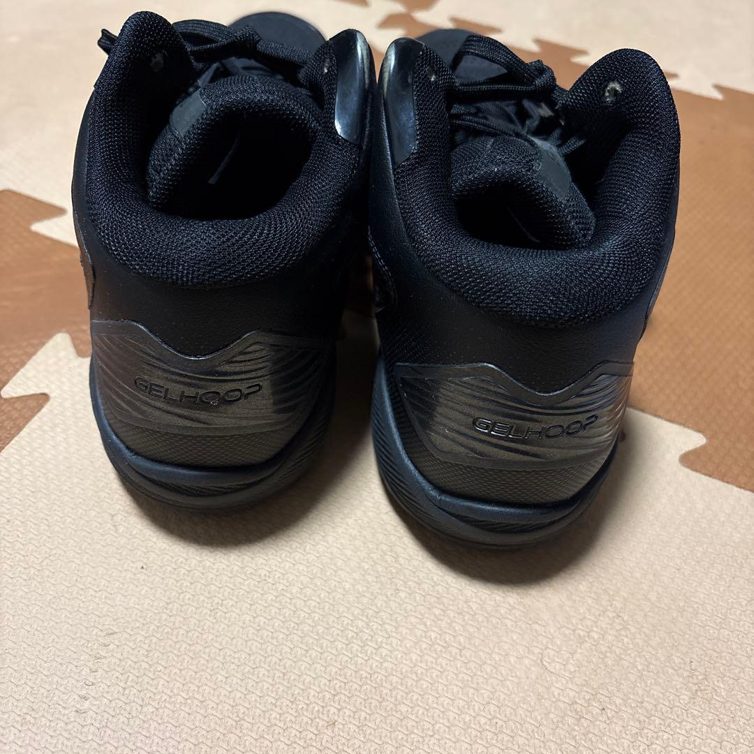 【美品】Footcraft AGILITY GRIP付アシックスバスケシューズ黒
