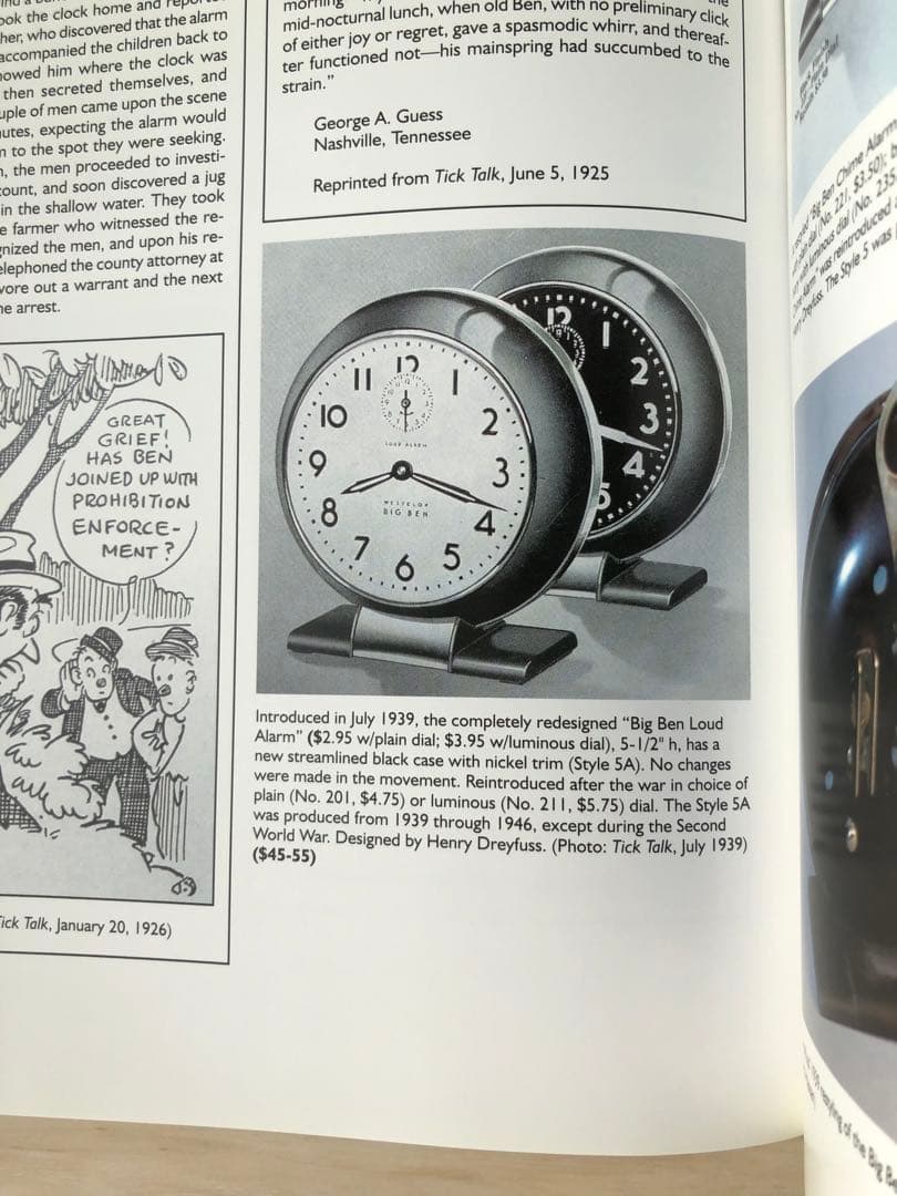 Westclox Big Ben [style 5 ] 1939年~目覚まし時計