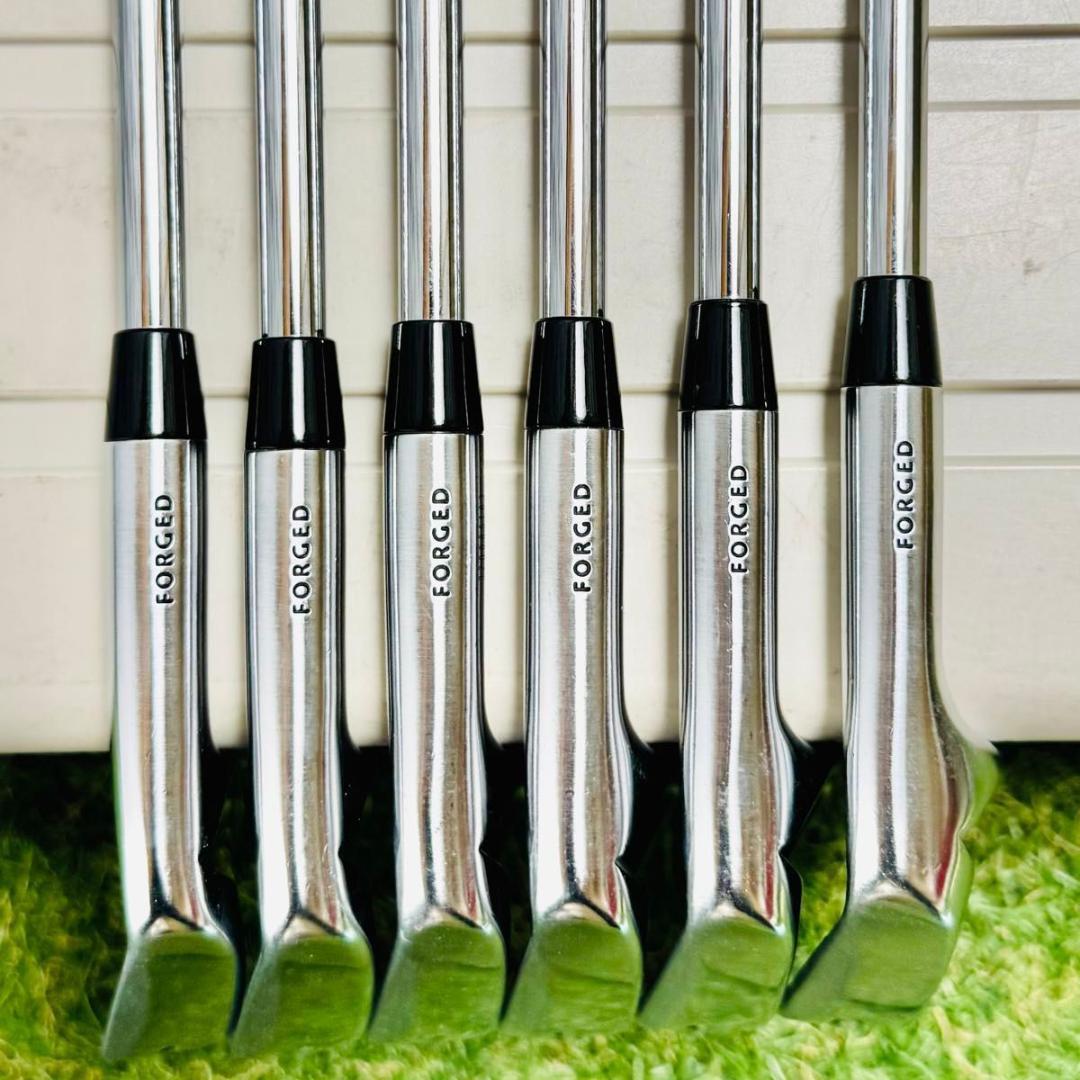 【良品】三浦技研 TC-101 メンズアイアンセット 6本 スチール S