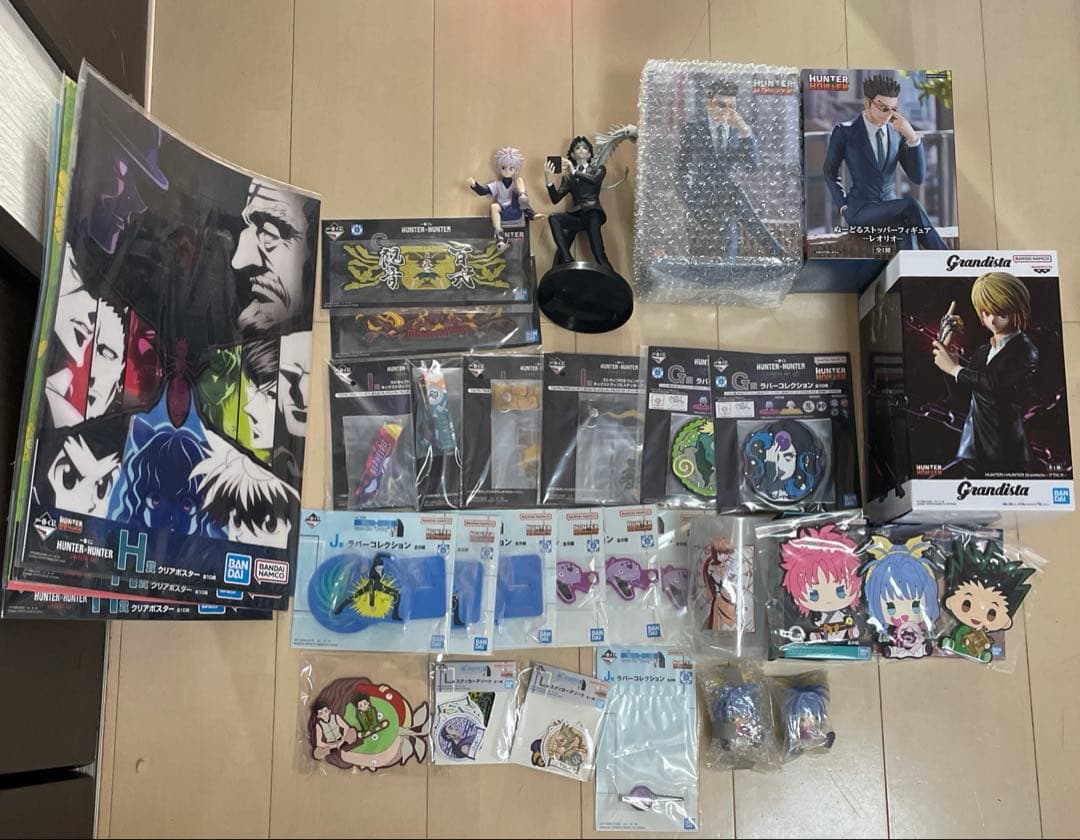 ハンターハンターフィギュア　ぬーどるすとっぱー　一番くじ　フィギュアまとめ売り