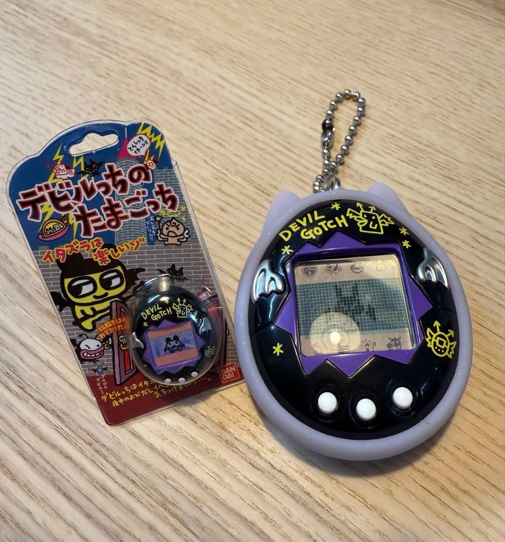 【美品】デビルっちのたまごっち ブラック おまけ付き