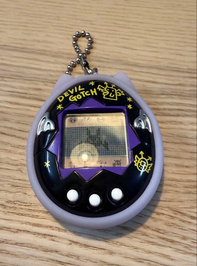 【美品】デビルっちのたまごっち ブラック おまけ付き