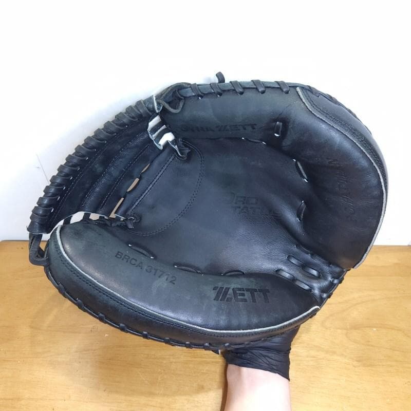 ZETT 日本製 プロステイタス 旧ラベル キャッチャーミット 軟式グローブ