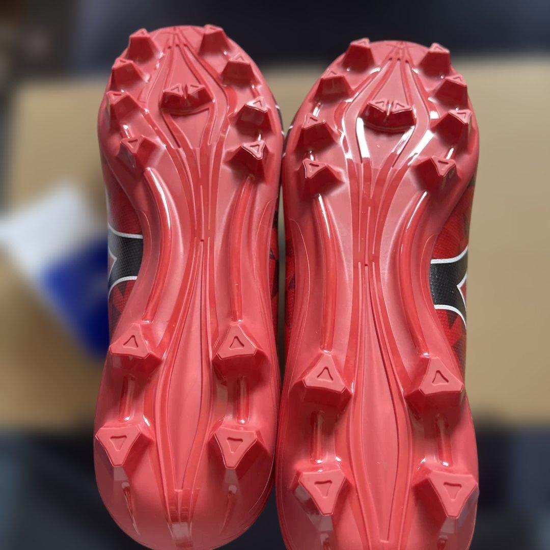 新品タグ付き　Mizuno ￼ ALPHA α2セレクト レッドスパイク 27