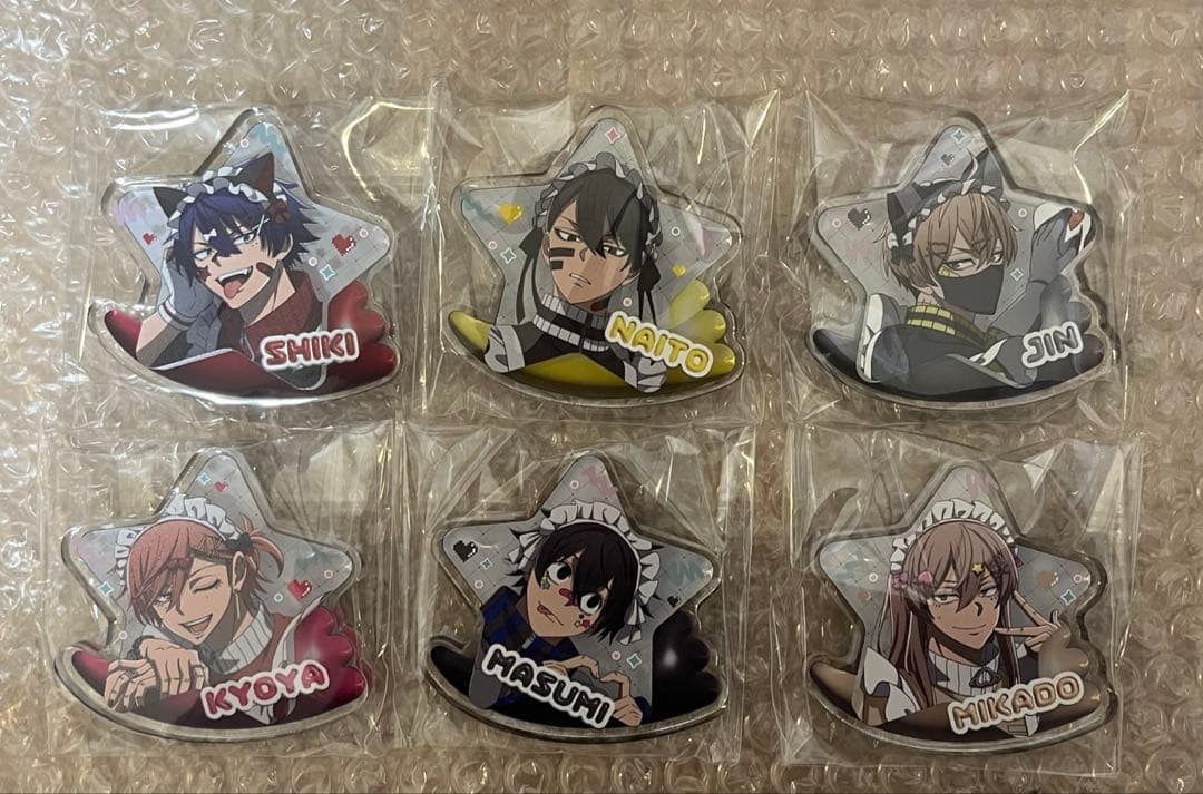 桃源暗鬼 ジャージメイド トレーディングアクリルブロック 1BOX 6点セット