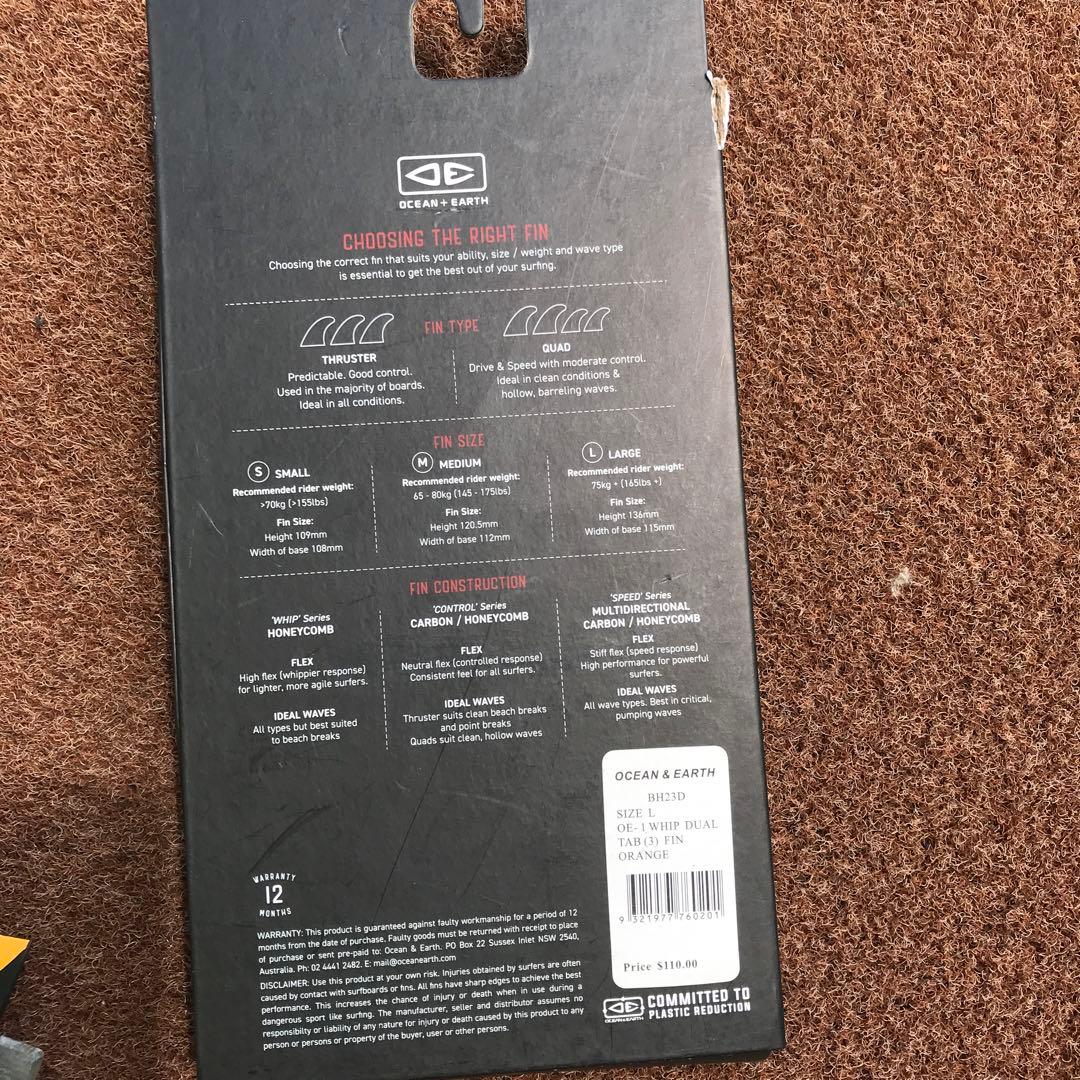OCEAN + EARTH OE-1 WHIPデュアルタブスラスター¥15070