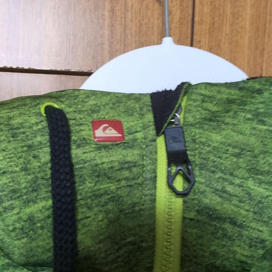 Quiksilver フード付きスノーボードウェア 緑色