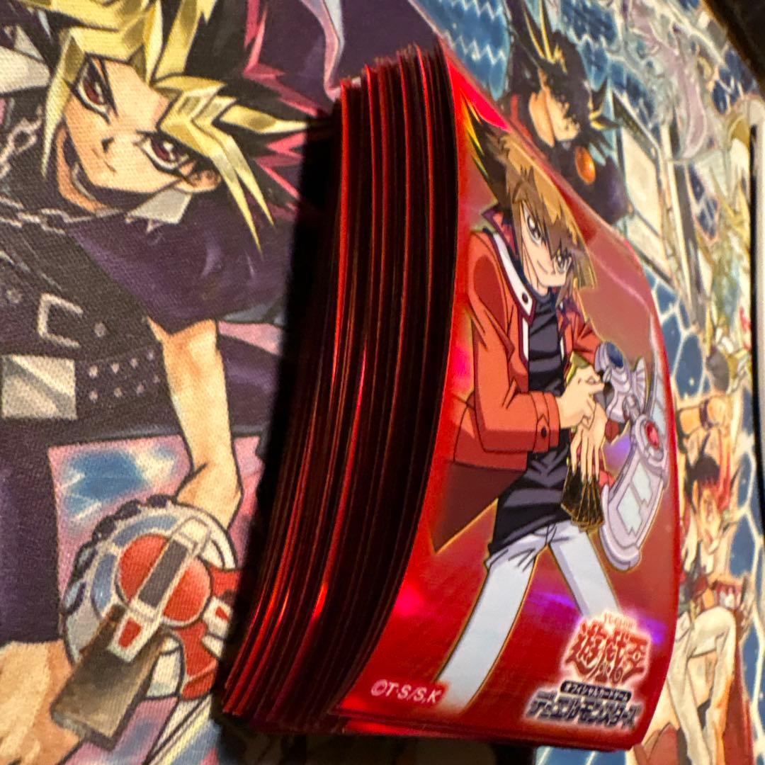 遊戯王　遊城十代　スリーブ　初期　63枚