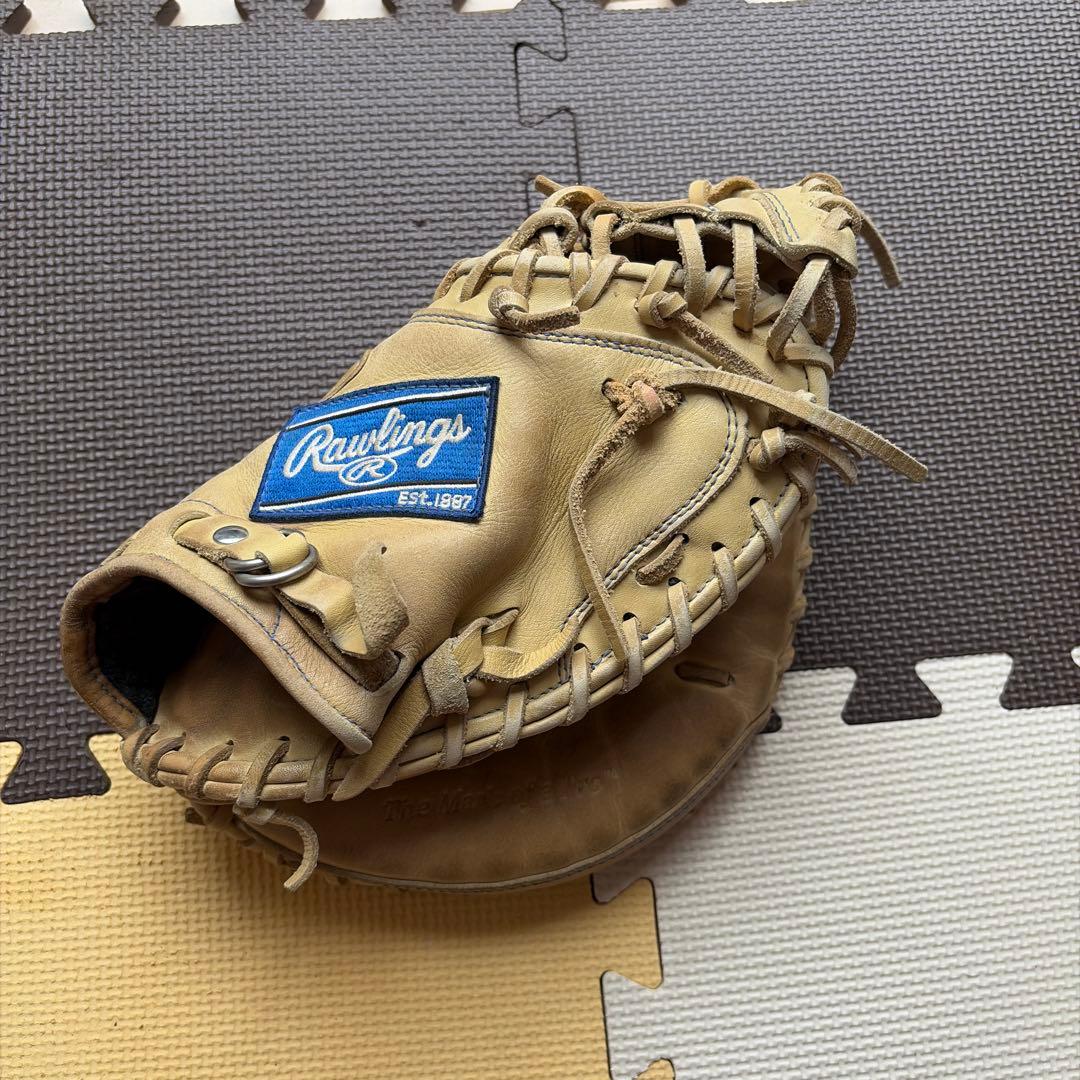 Rawlings 軟式グローブ キャッチャーミット　ベージュローリングス少年野球