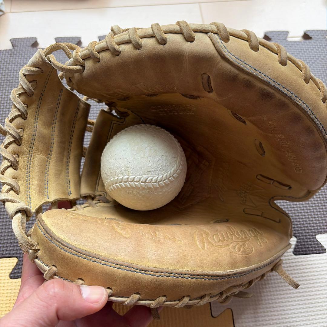 Rawlings 軟式グローブ キャッチャーミット　ベージュローリングス少年野球