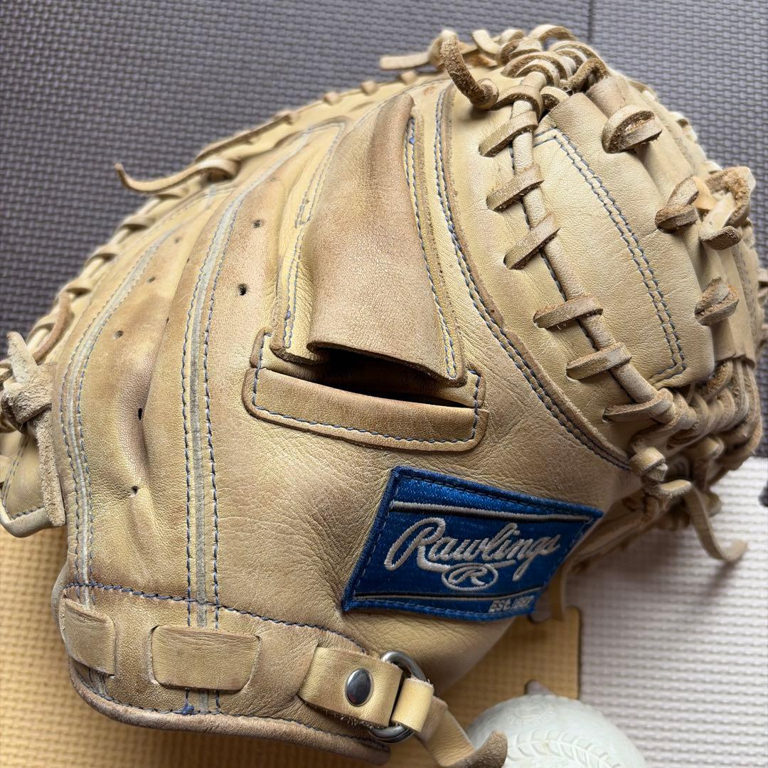 Rawlings 軟式グローブ キャッチャーミット　ベージュローリングス少年野球