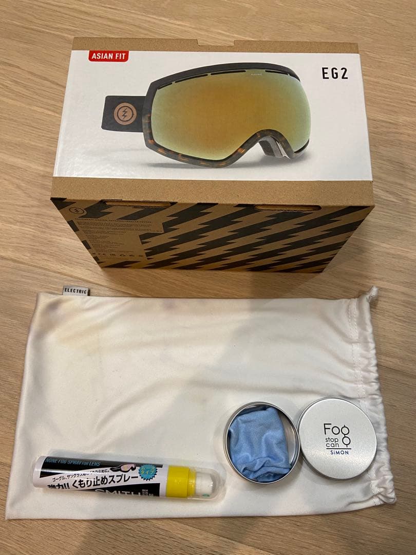 ELECTRIC EG2 ゴーグル ASIAN FIT 曇り止めセット付き