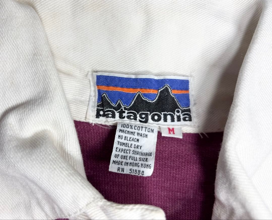 激レア 70s 最初期 タグ PATAGONIA RUGBY SHIRT