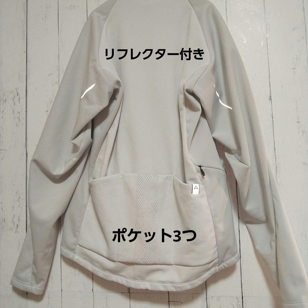 美品　モンベル　クリマバリア　サイクルジャケット　防寒　冬季　裏起毛　自転車　Ｍ