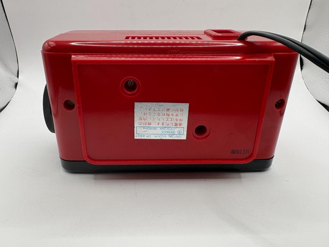 セイコー パタパタ時計 SEIKO DP692T 赤 昭和レトロ 50/60Hz