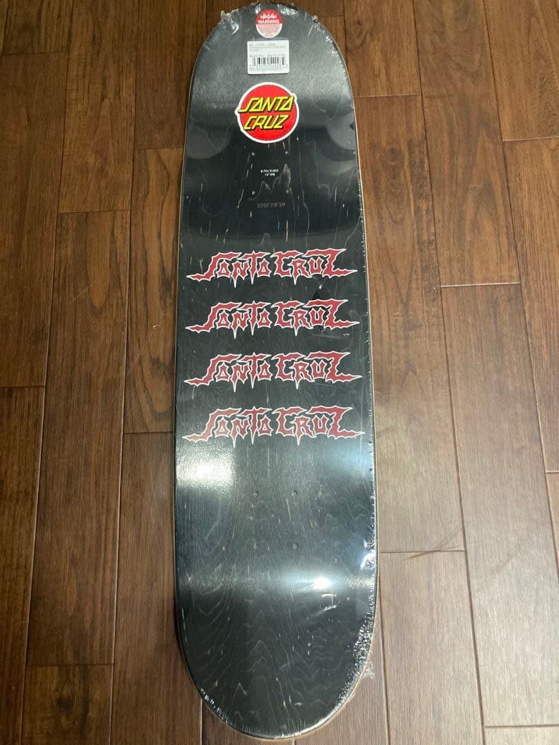 SANTA CRUZ 8.7 インチ DeathTrap silver foil