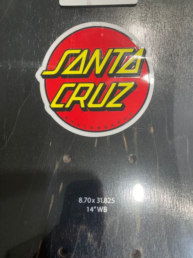 SANTA CRUZ 8.7 インチ DeathTrap silver foil