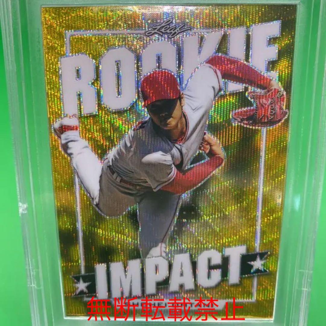 大谷翔平2019リーフベストオブスポーツ'18ルーキーインパクトプリズマティック