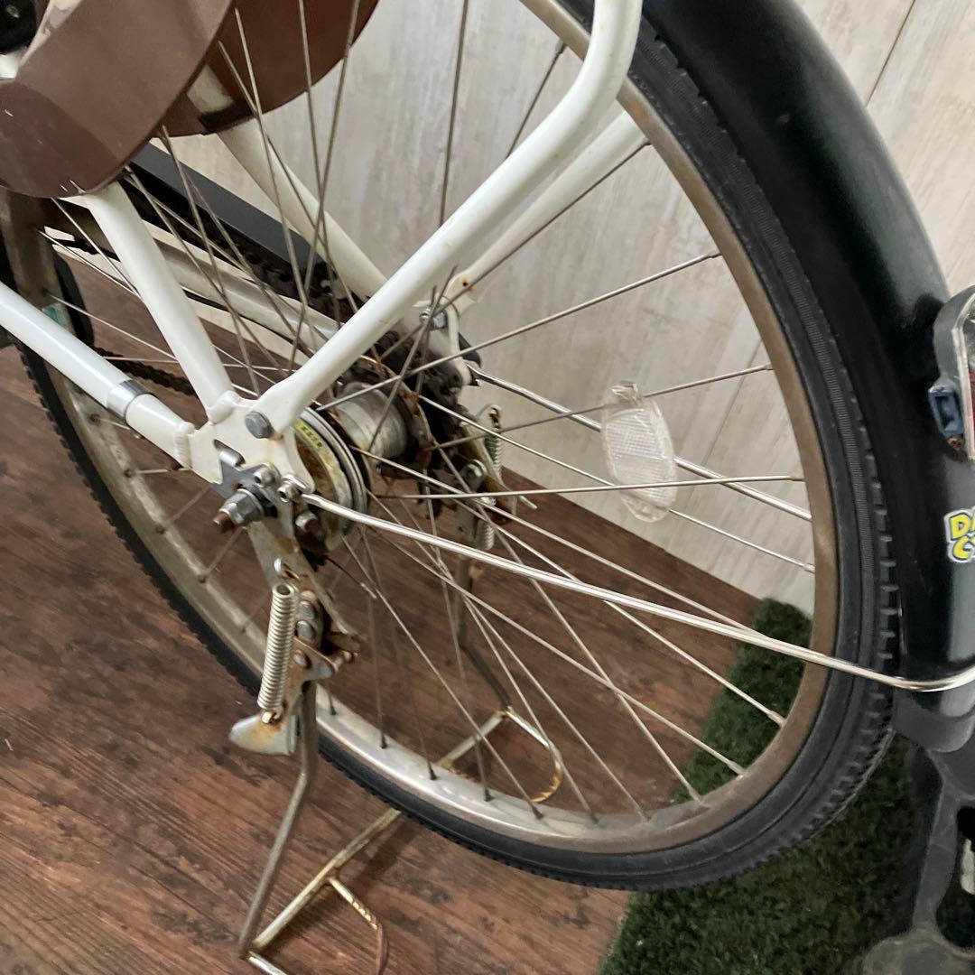 ヤマハ　PAS　With　PA26W　電動アシスト自転車　26型