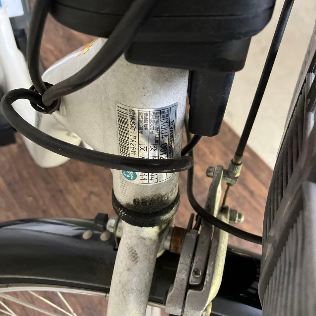 ヤマハ　PAS　With　PA26W　電動アシスト自転車　26型