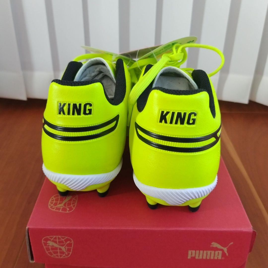 Puma KING ネオンイエロー サッカーシューズ24.0cm
