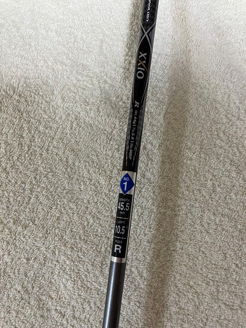 XXIO 7ドライバー 10.5度 Rシャフト男性右用　282g バランスD1