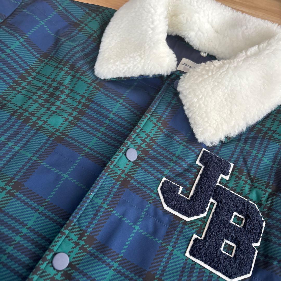 新品　ジャックバニー　メンズ　ゴルフ　アウター　コーチジャケット　ネイビー　L