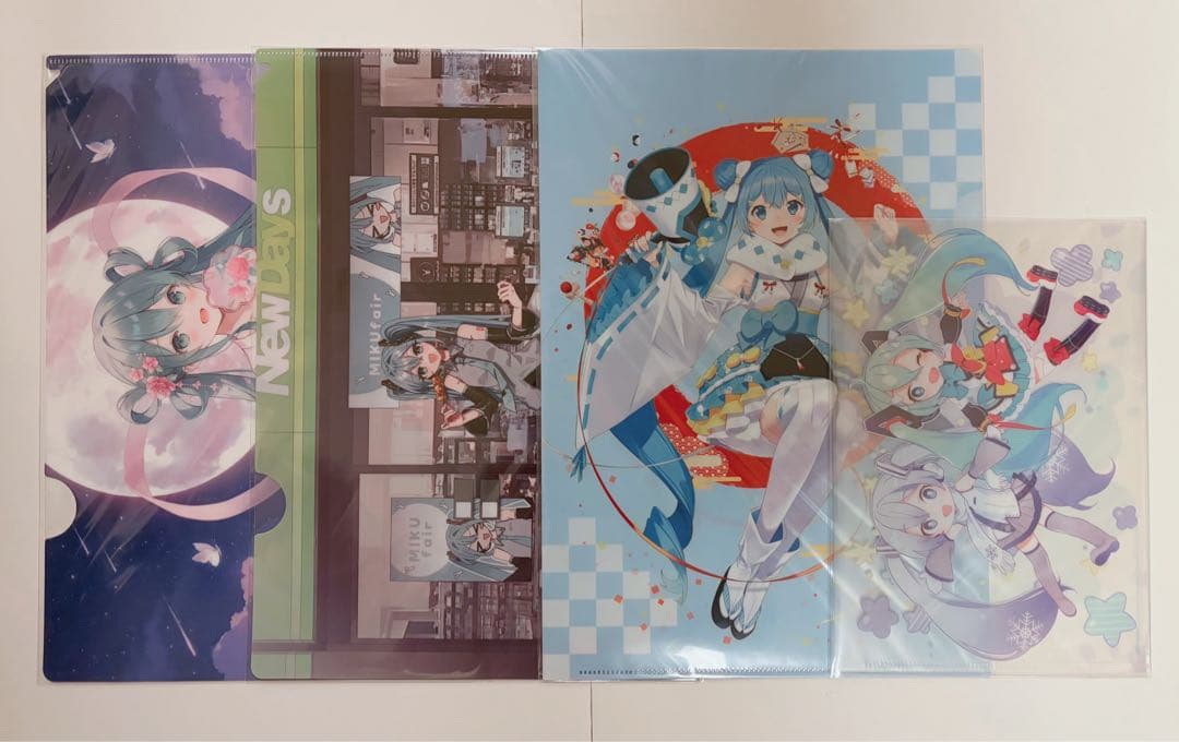 初音ミク クリアファイル セット まとめ売り 雪ミク 桜ミク Rella 赤倉