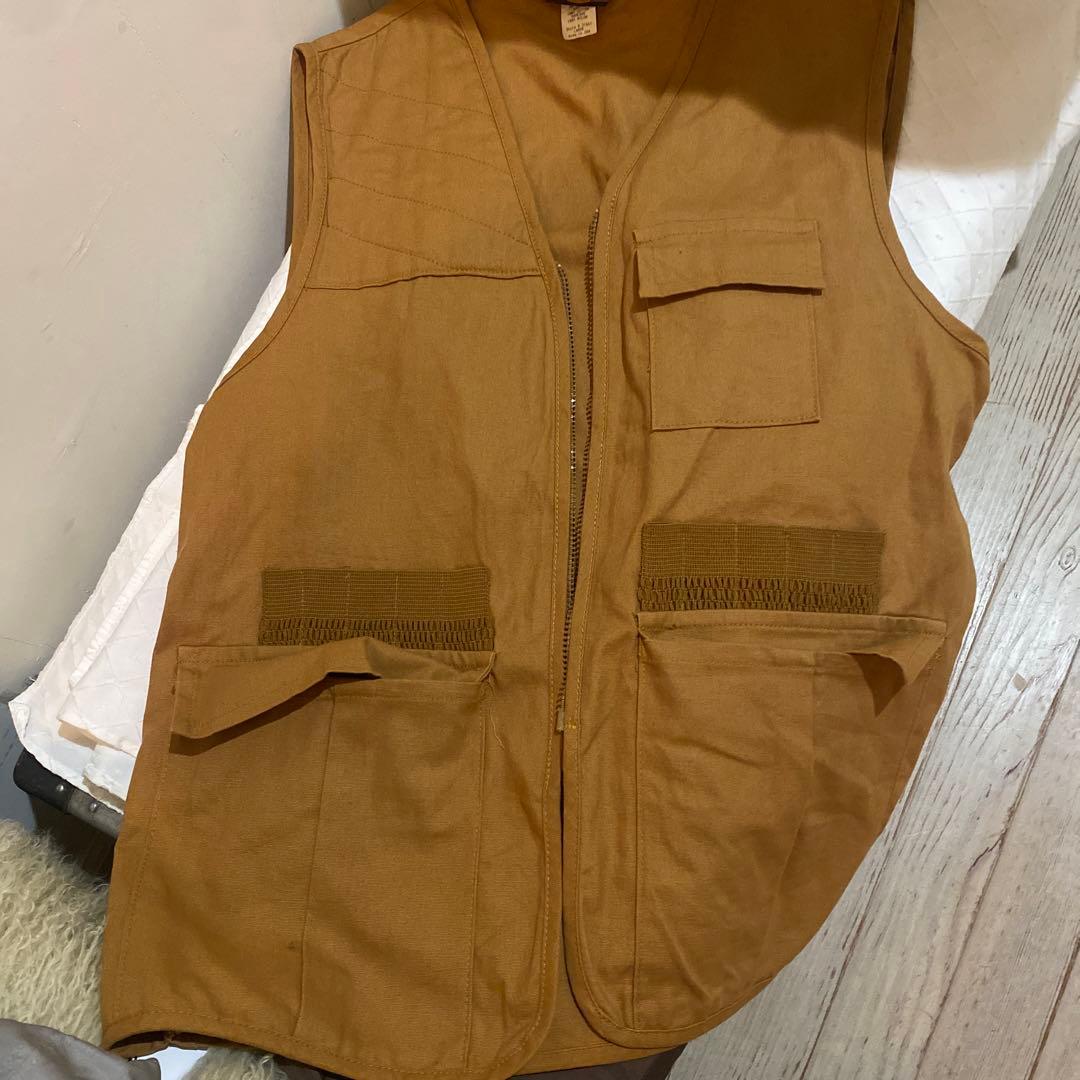 True Mills フィッシングベスト L BLUE BILL ビンテージ