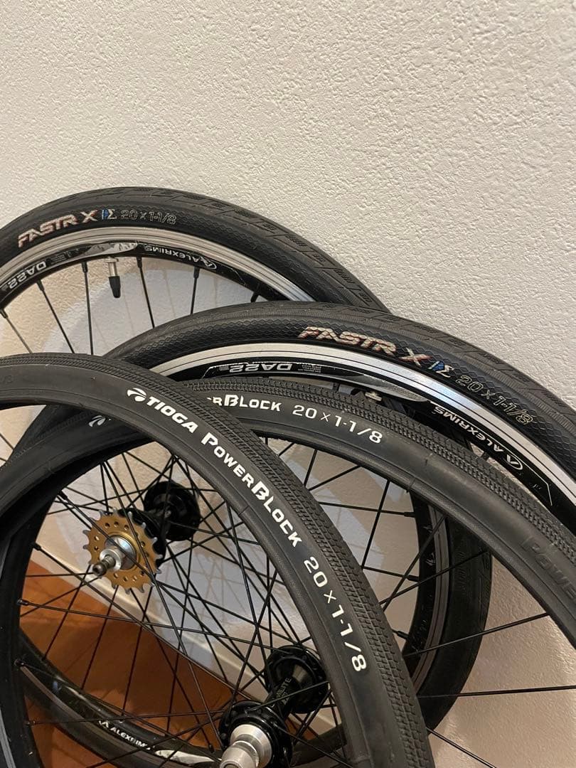 BMXホイールセット ANSWERアルミハブ TIOGAタイヤ キッズ 子供