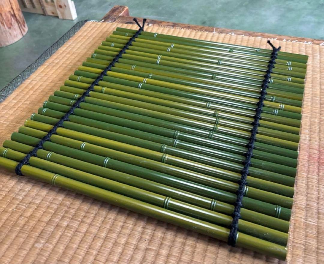 人工竹スノコ（青竹グラデーション）