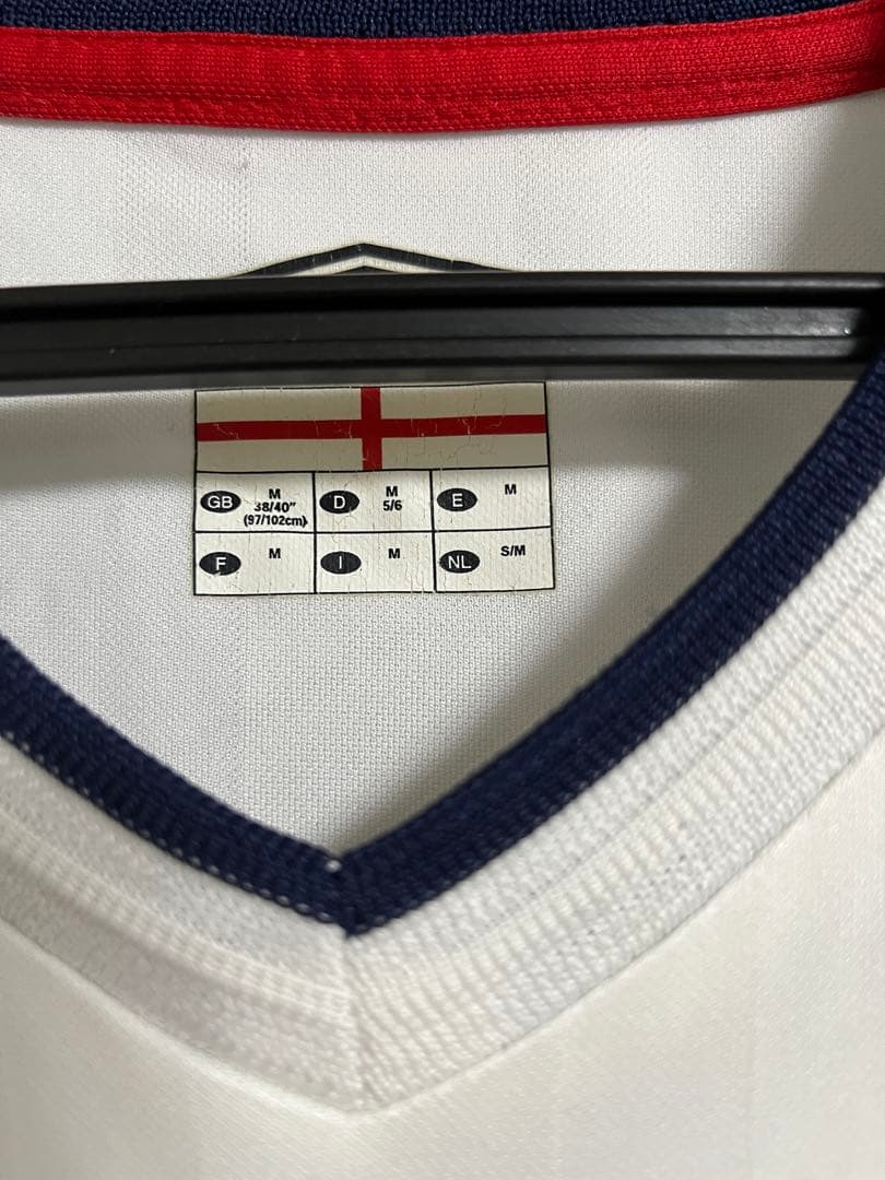 Umbro イングランド代表 ホワイト長袖シャツ M