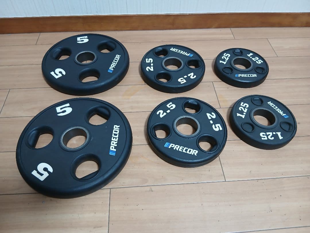 PRECORバーベル プレート17.5kg 穴径50mm