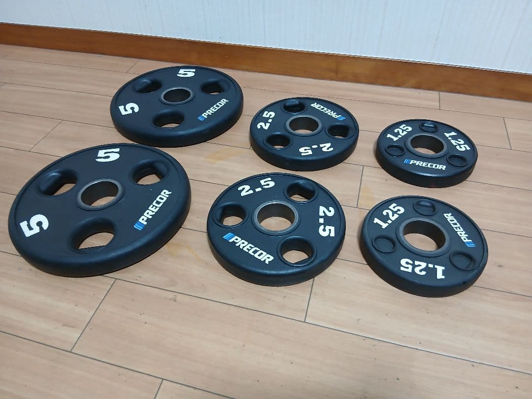 PRECORバーベル プレート17.5kg 穴径50mm