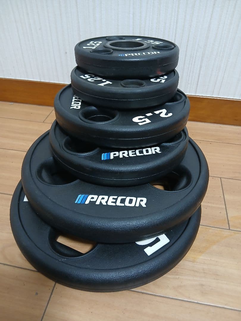 PRECORバーベル プレート17.5kg 穴径50mm