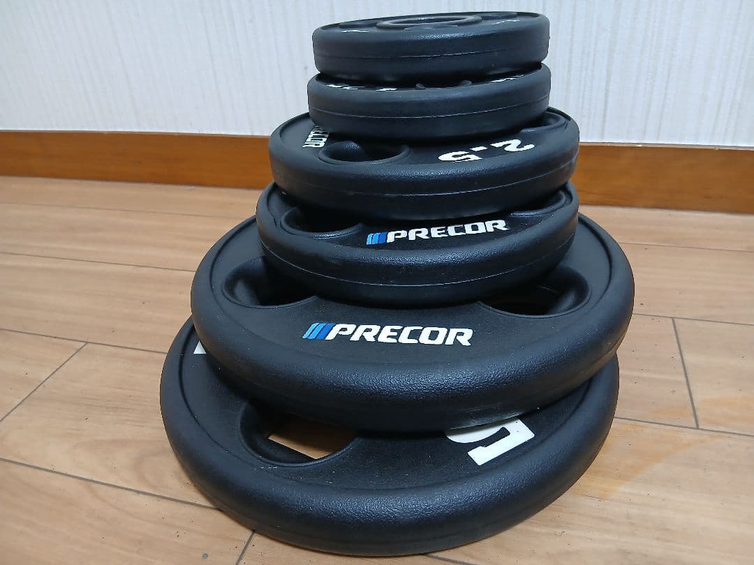 PRECORバーベル プレート17.5kg 穴径50mm