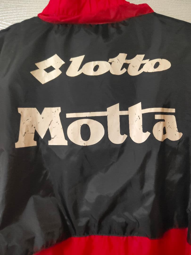 90s ACミラン Lotto Motta ウインドブレーカービンテージ L