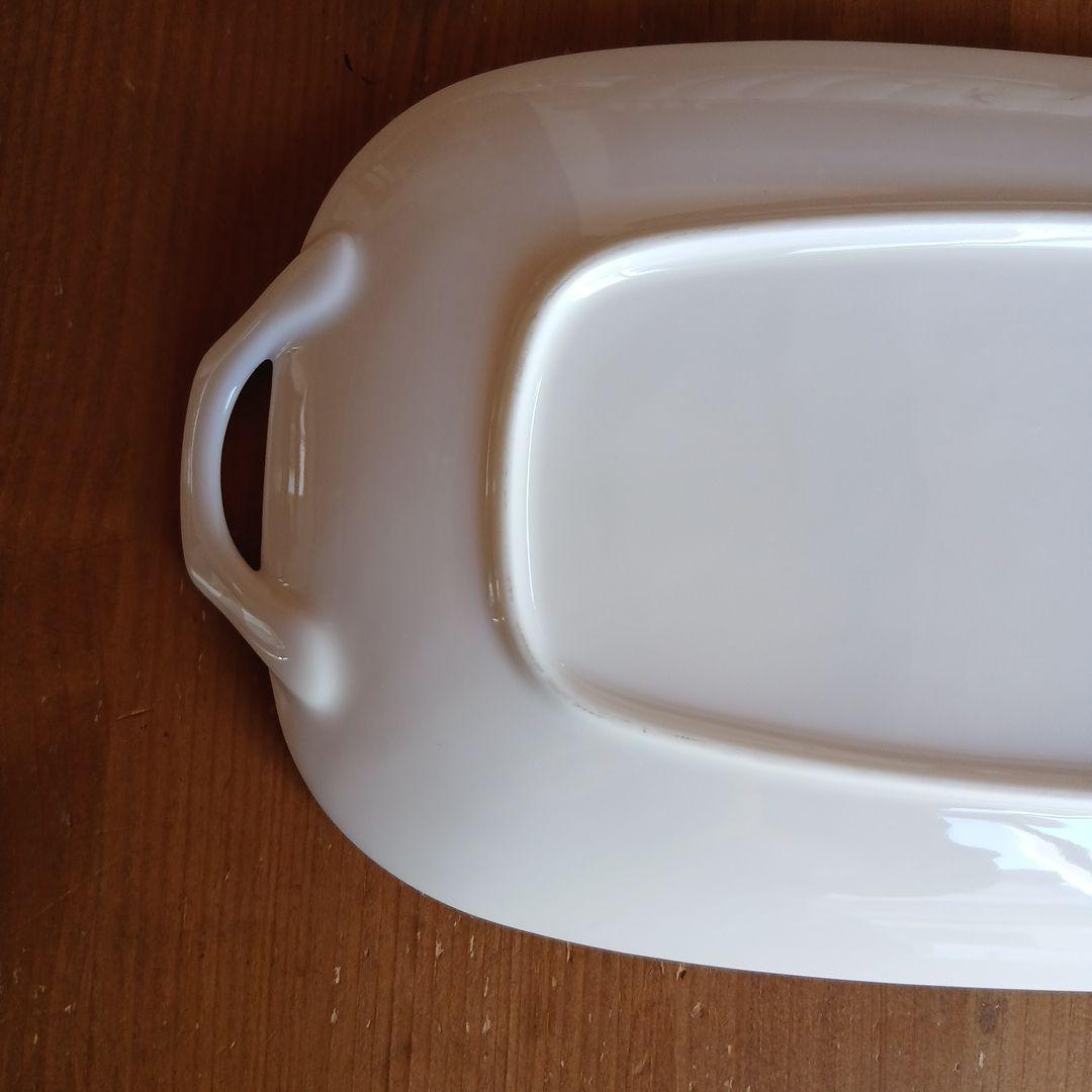 【美品】香蘭社 蘭 金彩 耳付大皿2枚セット（36cm特大長皿＆24cm深鉢）
