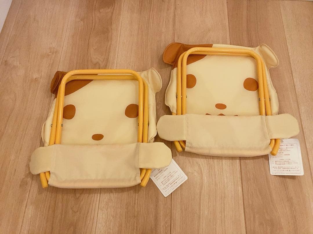 新品 マザーグースの森 犬の折り畳み式チェア 椅子 2個セット レア
