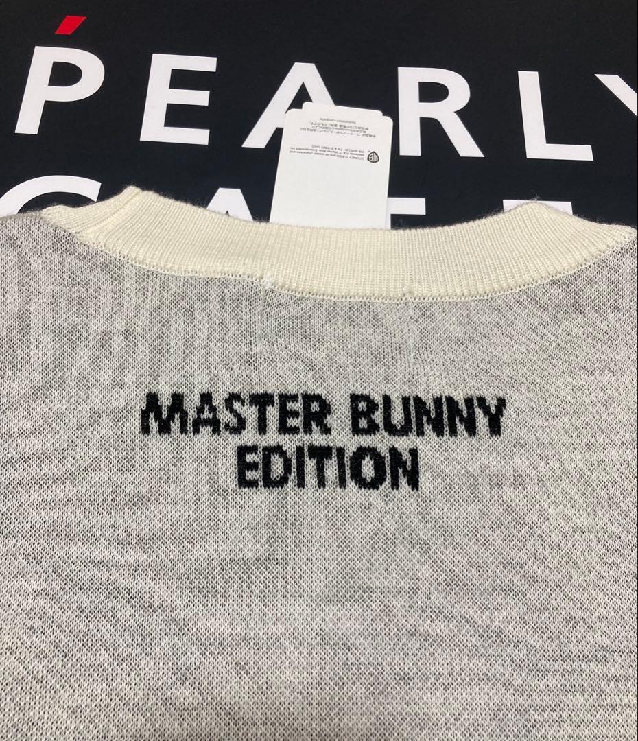 新品 マスターバニー Bugs Bunny 3色Wジャガード ニット(6)LL白