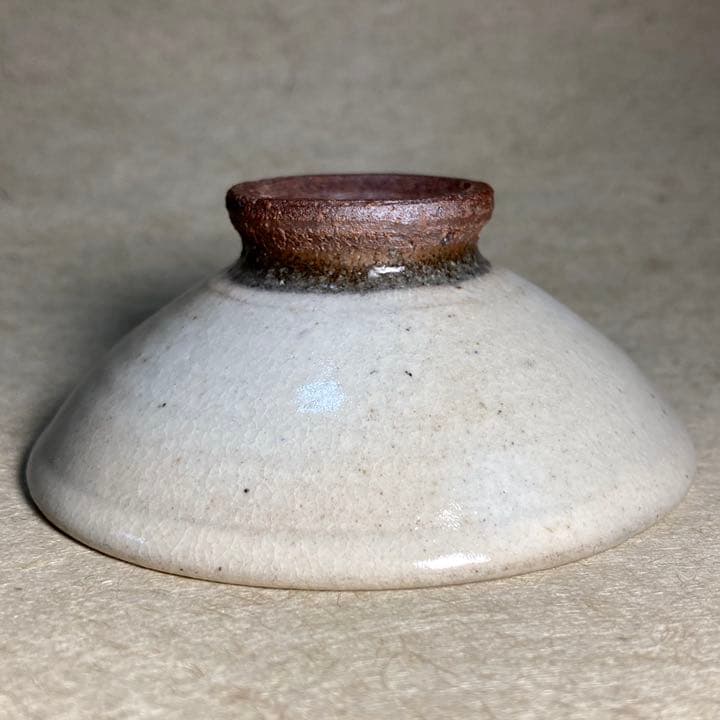 粉引絵唐津根引松紋ぐい呑　唐津焼　ぐい呑　焼き物　陶器　酒器　陶芸