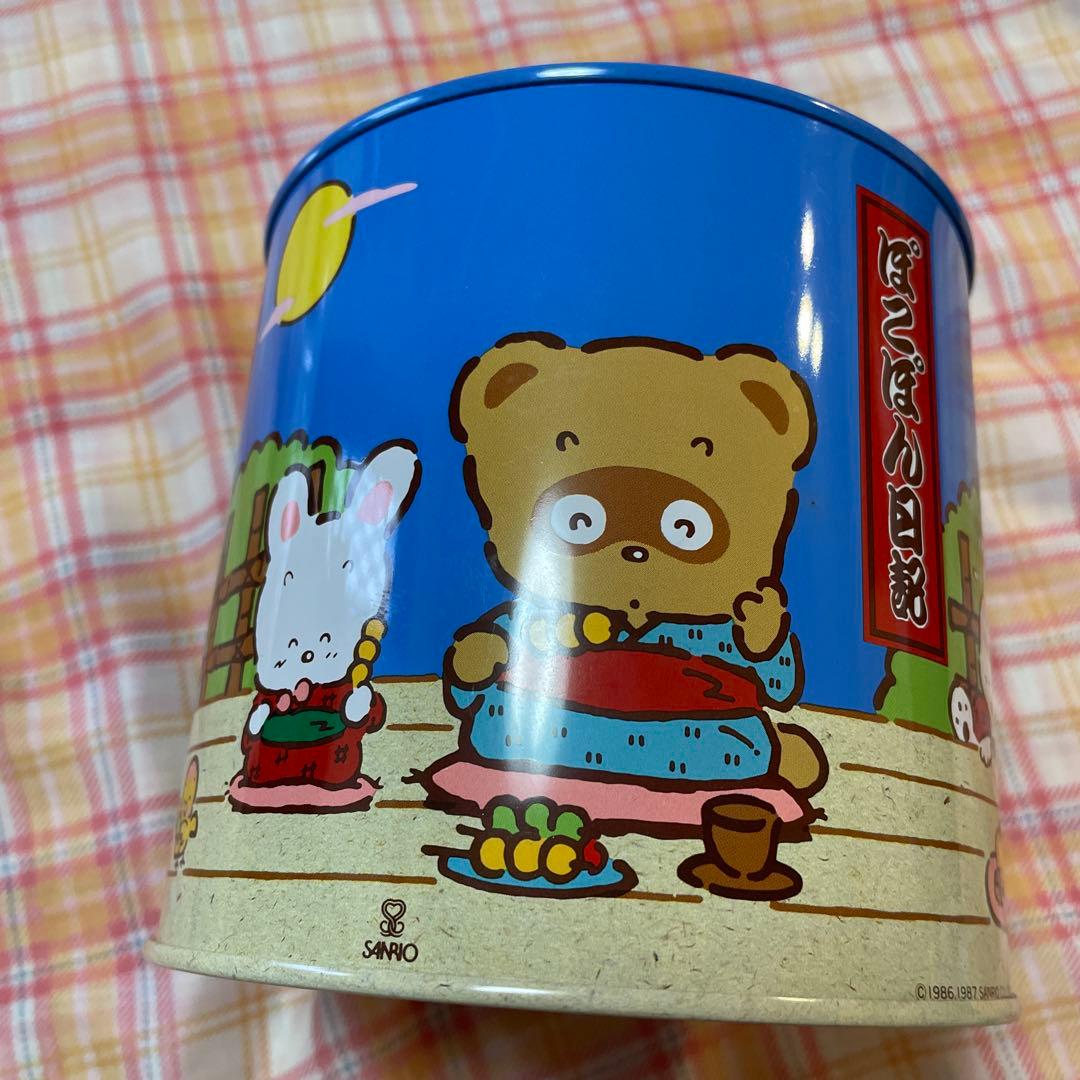 ぽこぽん日記　サンリオ　Sanrio 1987 当時物　貯金箱　缶　レア　貴重