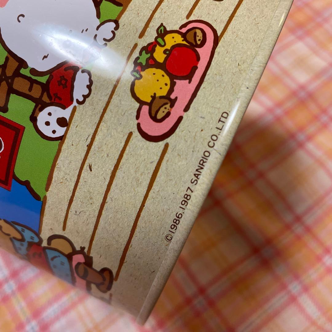 ぽこぽん日記　サンリオ　Sanrio 1987 当時物　貯金箱　缶　レア　貴重